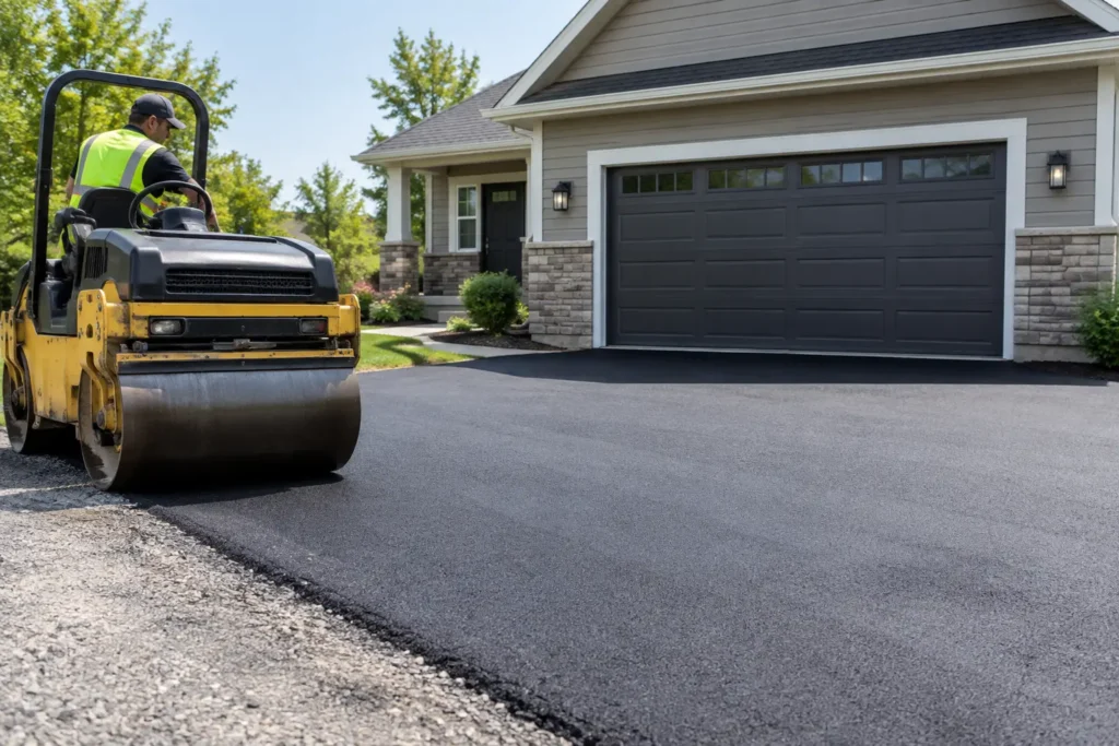 Residential Asphalt Driveway Replacement