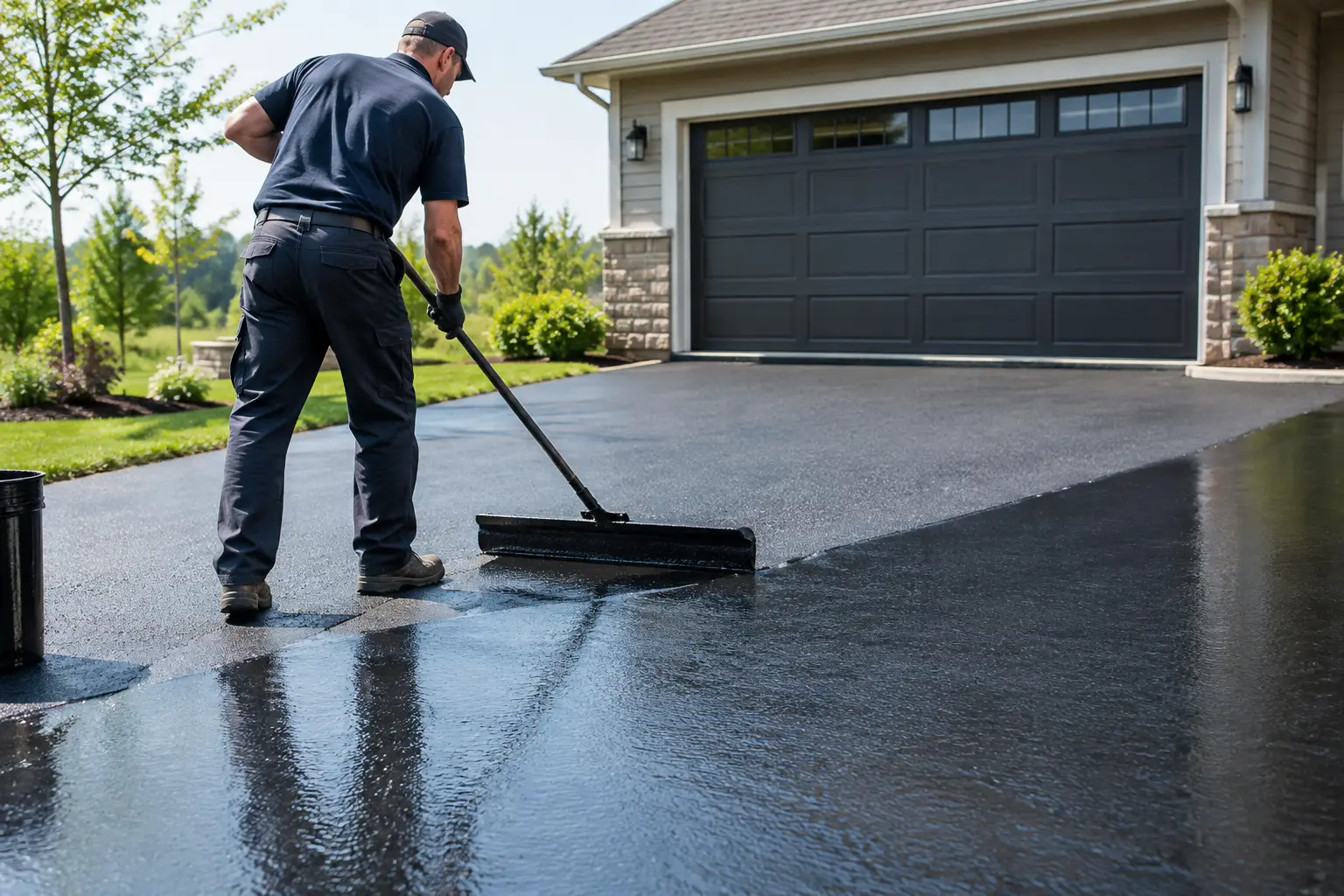 When to Sealcoat Your New Asphalt Driveway