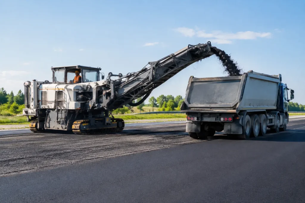 Asphalt Milling and Overlay Process Explained