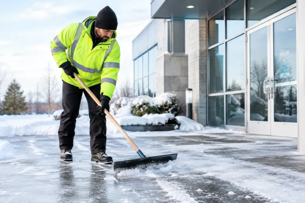 Commercial Ice Management That Keeps Sites Safe