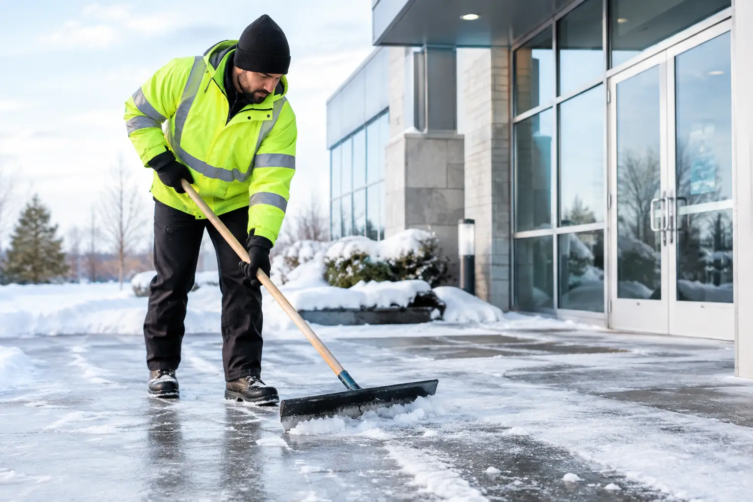 Commercial Ice Management That Keeps Sites Safe