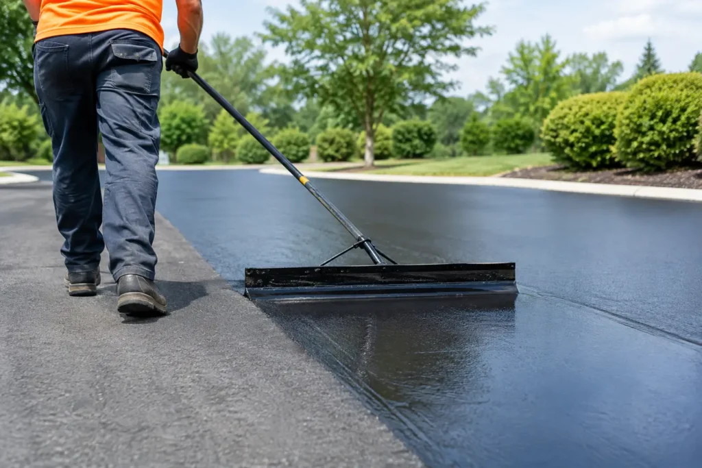How Sealcoating Contractors Protect Your Pavement